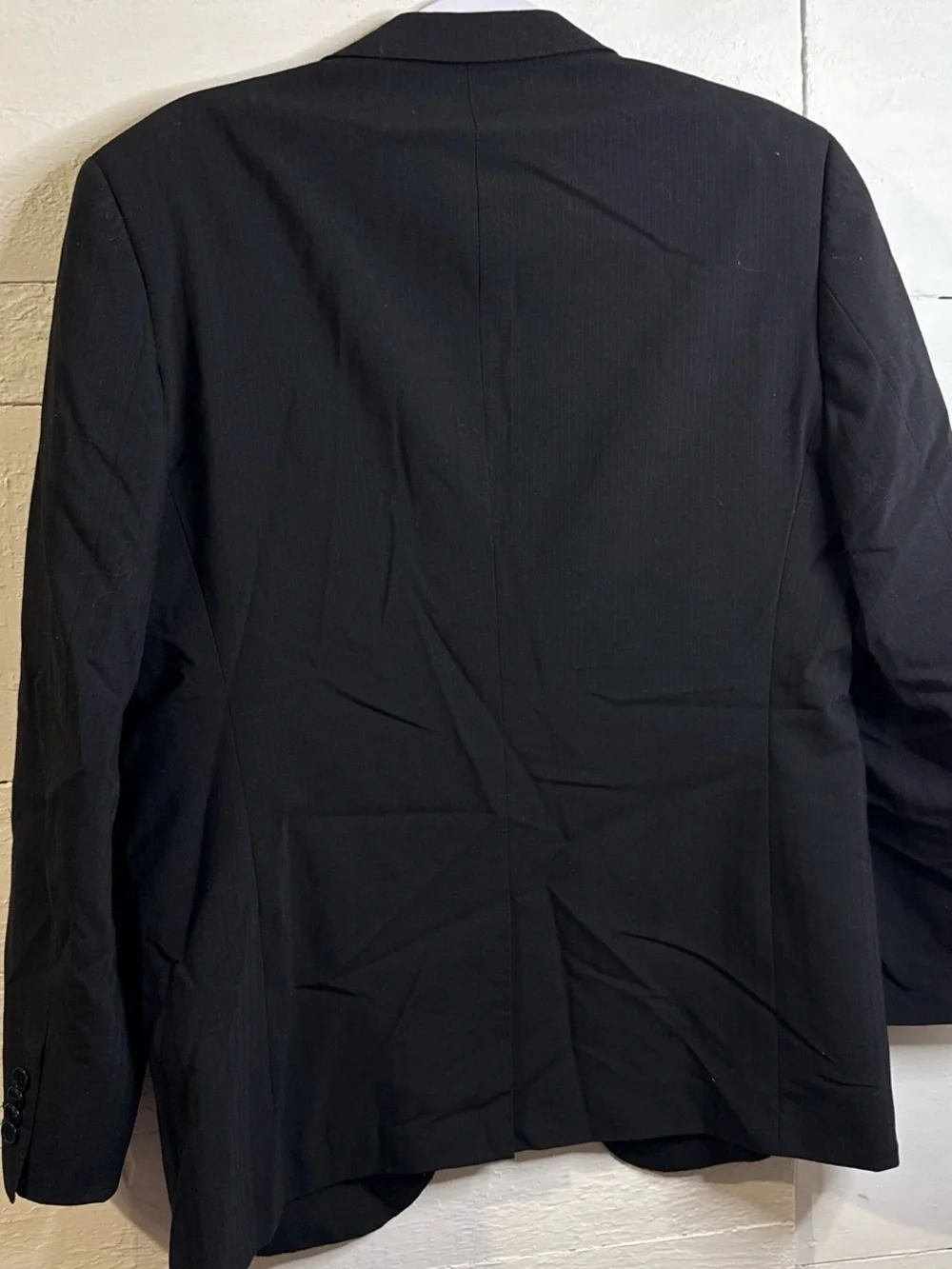 Massimo Dutti Black Men's Two-Button Sport Coat